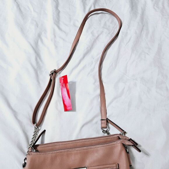 Rosetti Womens Handbag Medium Rose 100% Polyester Mid Crossbody - Picture 7 of 12